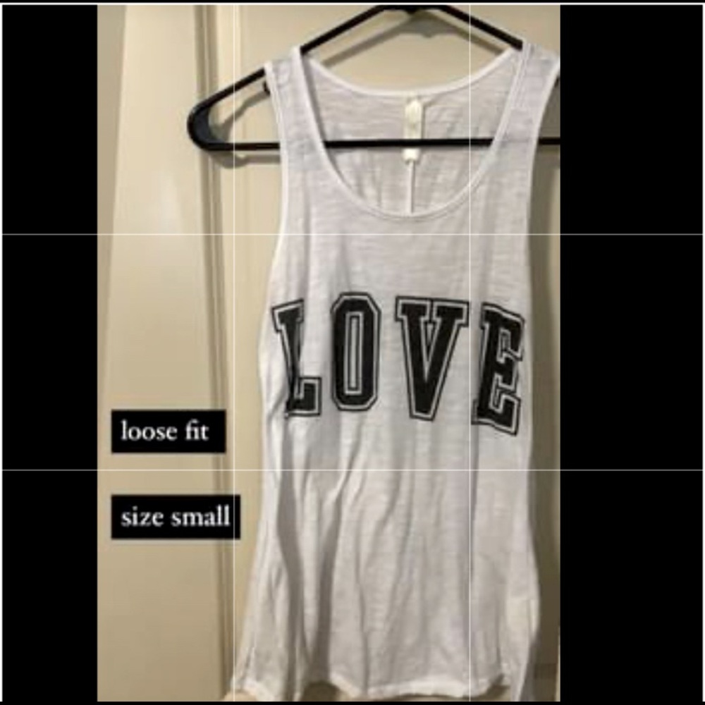 white tank top